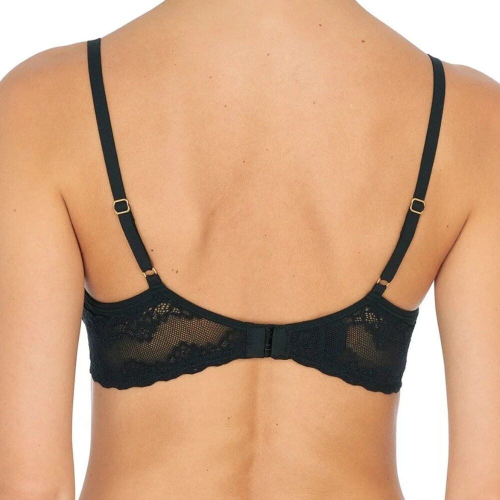 Natori Bliss Perfection Contour Stretch Underwire Bra Black 34D - NWT - Picture 3 of 7